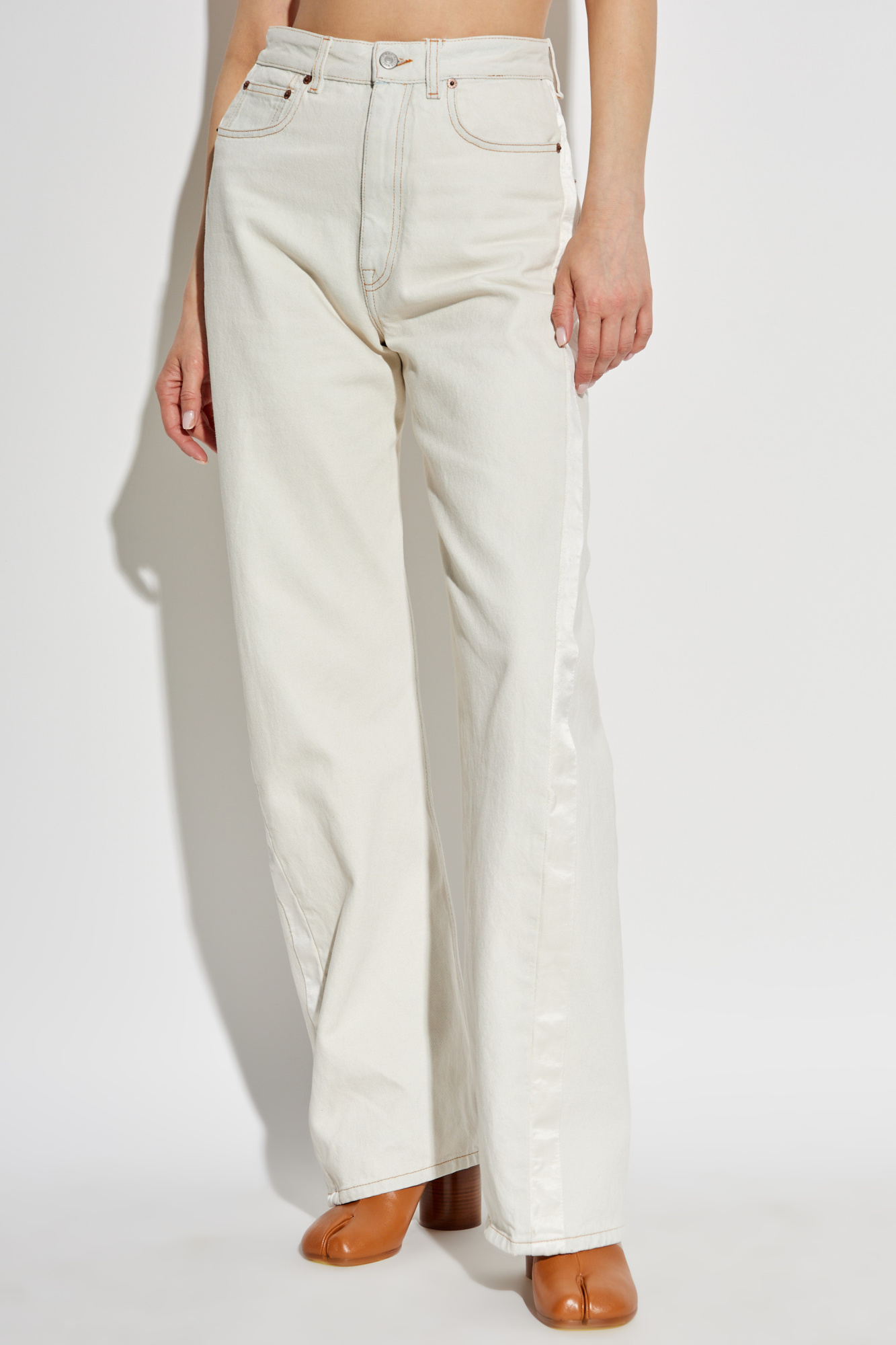 White Jeans with pockets MM6 Maison Margiela - Vitkac AS